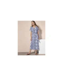 Jersey Print Dress 8 Jersey Print Dress -Damart shop 75662 25378 D 1 HD 3