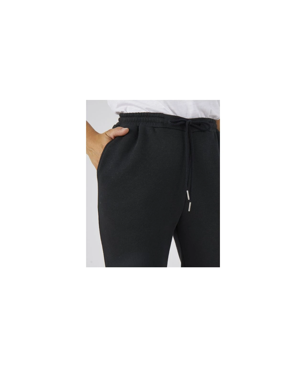 Ladies Black Cotton Trousers 5 Ladies Black Cotton Trousers - Image 3