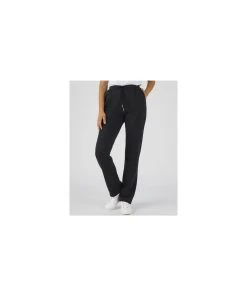 Ladies Black Cotton Trousers