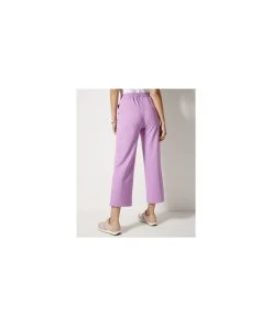 Wide-leg Crop Trousers -Damart shop 76007 21680 D 2 HD 3